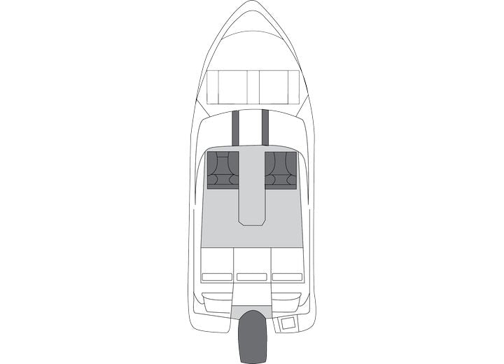 Carver Boat Covers BOAT COVER FLEX-FIT PRO SIZE 3 ;SLATE GRAY
