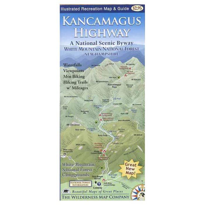 WILDERNESS MAP CO KANCAMAGUS HIGHWAY: A National Scenic Byway