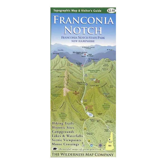 WILDERNESS MAP CO FRANCONIA NOTCH: Franconia Notch State Park New Hampshire