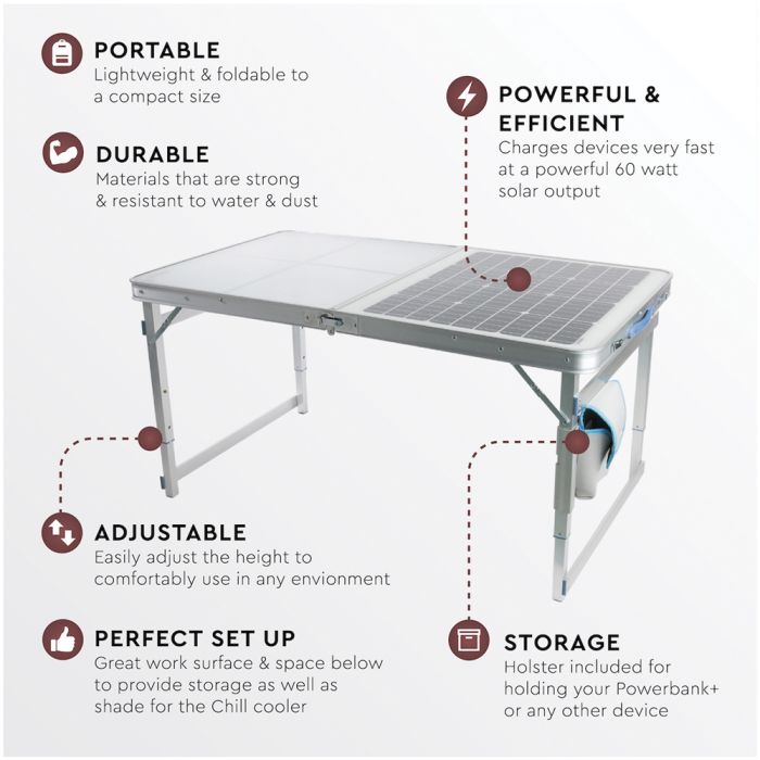 GOSUN SOLAR POWERED TABLE 60