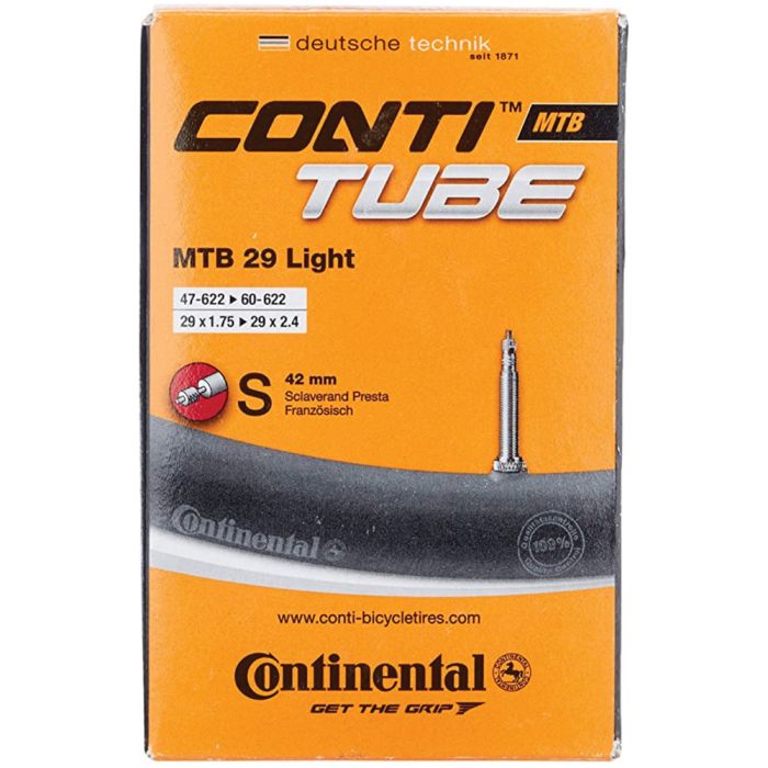 CONTINENTAL BICYCLE TUBE TUBE 29 X 1.75-2.5 PRESTA VALVE 42MM
