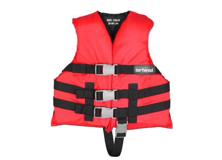 Airhead Sports Airhead General Boating Series Child Life Vest - Red