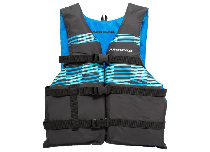 Airhead Sports Airhead Element Open Sided Adult Universal Life Jacket - Black/Aqua