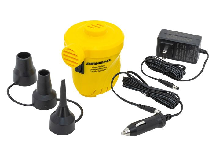 Airhead Sports Airhead Compact Handheld Electric Pool Float Pump – 120 Volt / 12 Volt