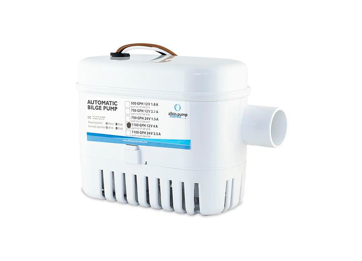 Albin Pump AUTOMATIC BILGE PUMP 1100 GPH 12V