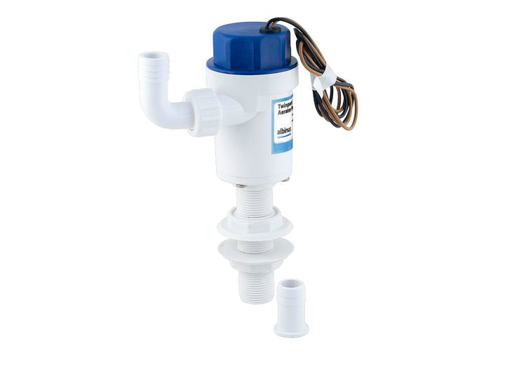Albin Pump CARTRIDGE AERATOR 750 GPH STRAIGHT TUBE 12V
