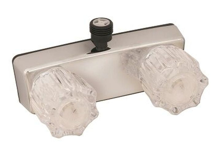 American Brass 4IN SHWR VLV W/ CRY HDLS CHRM