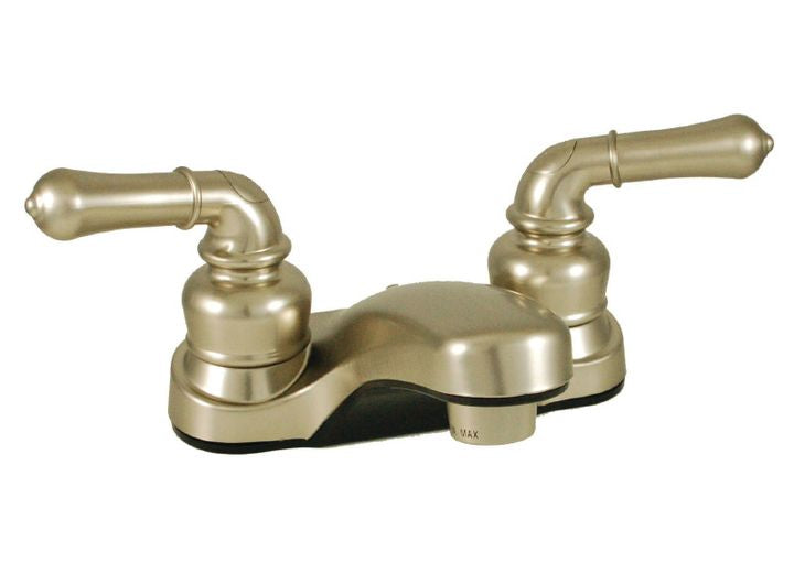 American Brass 4IN PLSTC LAV W/ LVR HDLS NKL