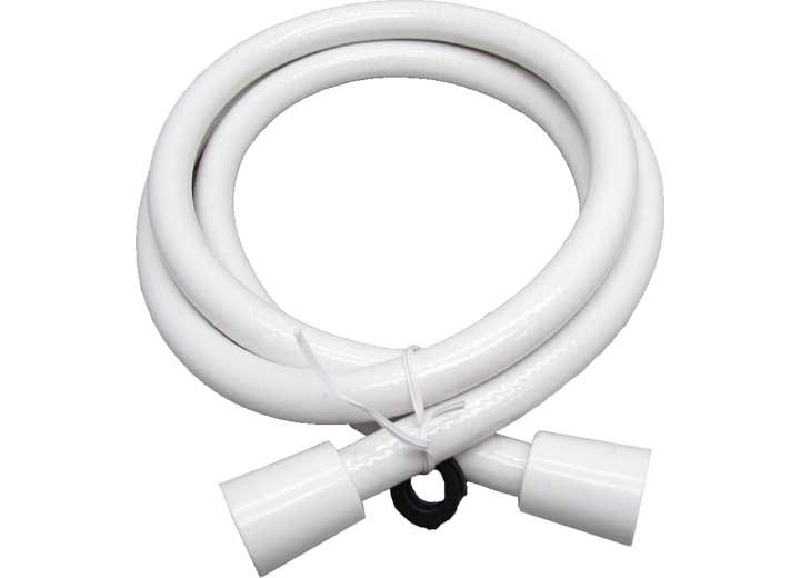 American Brass DELUXE 5-FUNCTION 60" VINYL SHOWER HOSE & BRACKET ONLY, 80 SERIES - WHITE