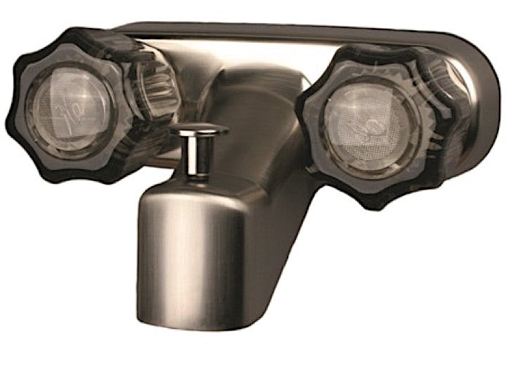 American Brass 4IN T/S DIV W/ SMK HDLS NKL