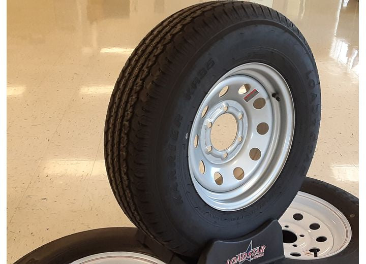 Americana Tire and Wheel ST225/75R15 D/6H MOD SILVER KR35 KENDA (IMPORT) STEEL ASSEMBLY