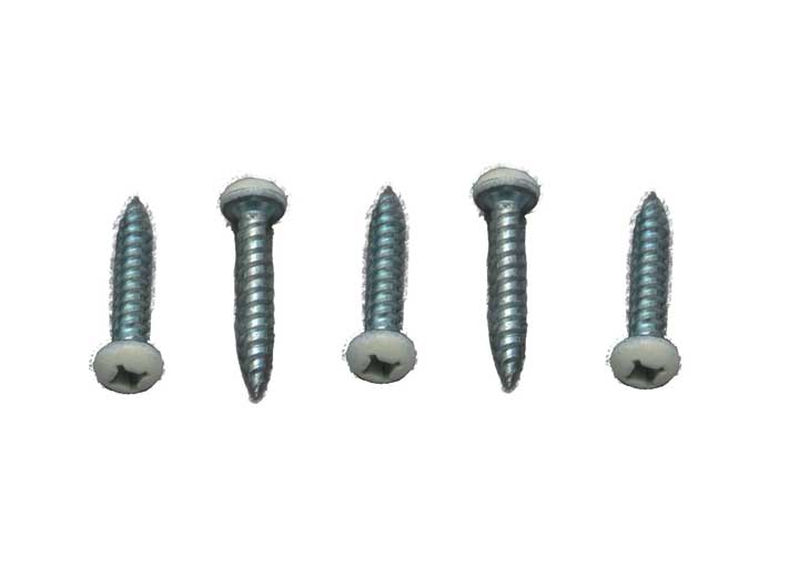 AP Products PAN HEAD SQUARE RECESS SCREW 8 X 1 WHITE (1000/CTN)