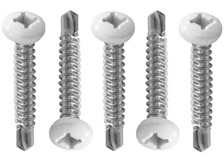 AP Products PAN HD TRI/SELF TAP 8X1 WHT(500PK)