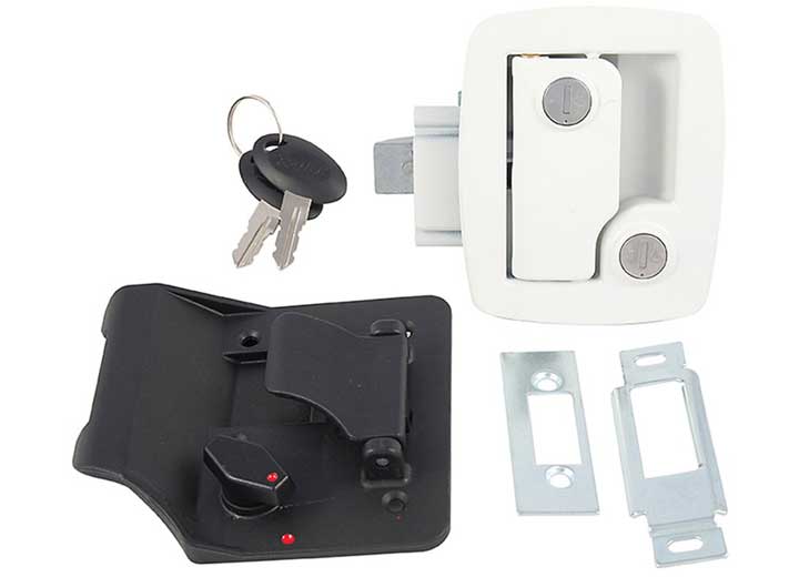 AP Products BAUER KEYD-A-LIKE TOWABLE LOCK W/KEYS - WHITE