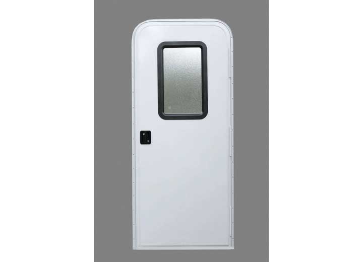 AP Products SPO-LTL ONLY - MOTORIZED ENTRY DOOR -POLAR WHITE, RH, 26 X 72, RADIUS