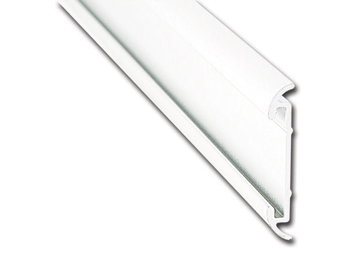 AP Products FLAT TRIM W/ INSERT- POLAR WHITE- 16 FT