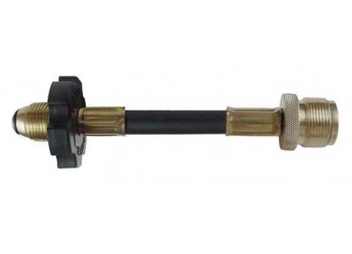 AP Products 1/4 IN THERMO PIGTAIL SOFT NOSE POL X 1 IN-20 M SWIVEL PLASTIC HANDWHEEL 60 IN O