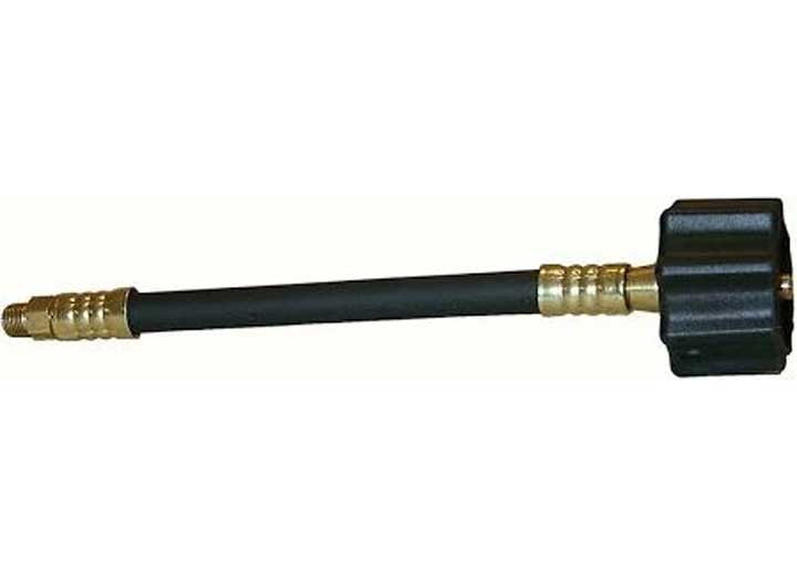 AP Products RV PIGTAIL FEMALE QCC TYPE 1 CONNECTION X 1/4 IN MALE INVERTED FLARE 18 IN OAL