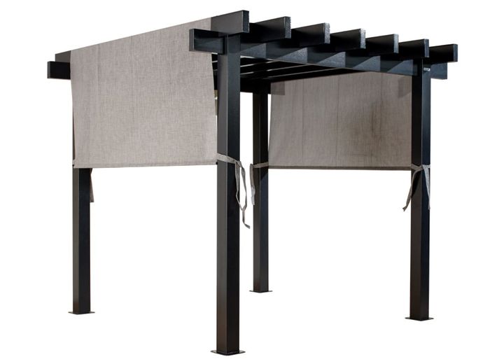 Arrow Storage Products SOJAG Yamba Pergola – 10 ft. x 10 ft., Gray