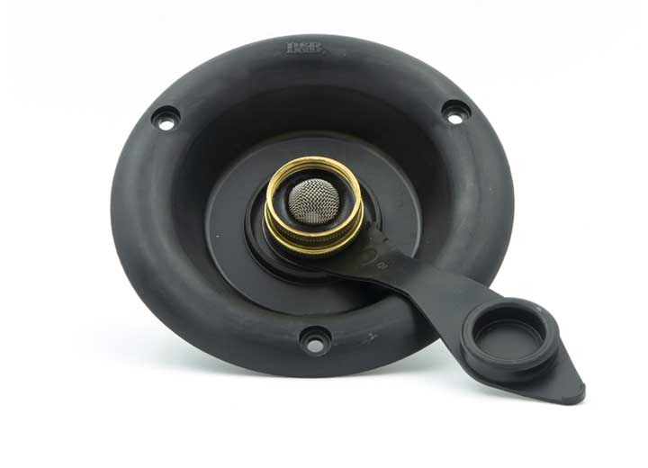 B&B Molders CITY WATER DISH W/BRASS CHECK VALVE, BLACK
