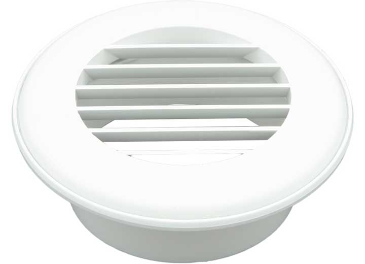 B&B Molders HEAT VENT, 4IN CONNECTION, NO DAMPER, POLAR WHITE