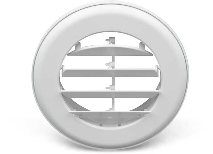 B&B Molders COOLVENT ADJUSTABLE CEILING VENT, 1.5 FLANGE, POLAR WHITE