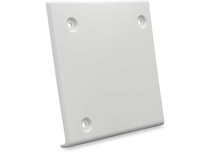 B&B Molders 4.75IN SQUARE SLIDE-OUT EXTRUSION COVER, POLAR WHITE
