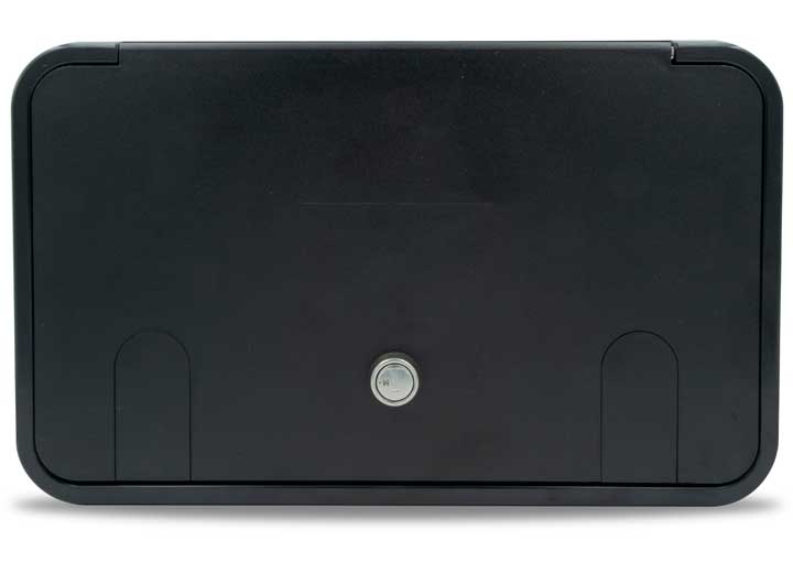 B&B Molders MULTI-PURPOSE, 2 VERMIN DOORS, KEY LOCK, BLACK