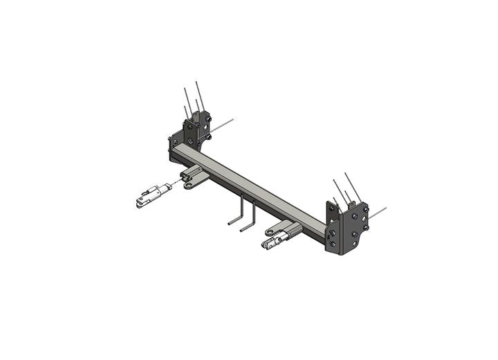 Blue Ox 21-23 GRAND CHEROKEE W/TOW HOOKS)24X22IN BASEPLATE W/REMOVEABLE TABS
