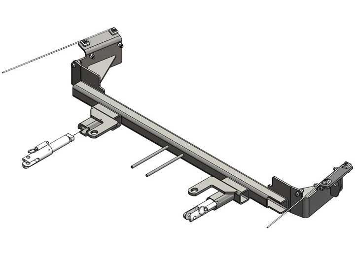 Blue Ox 22-23 TRAVERSE(EXCL BOTTOM SHUTTERS)14.5X25IN BASEPLATE W/REMOVABLE TABS