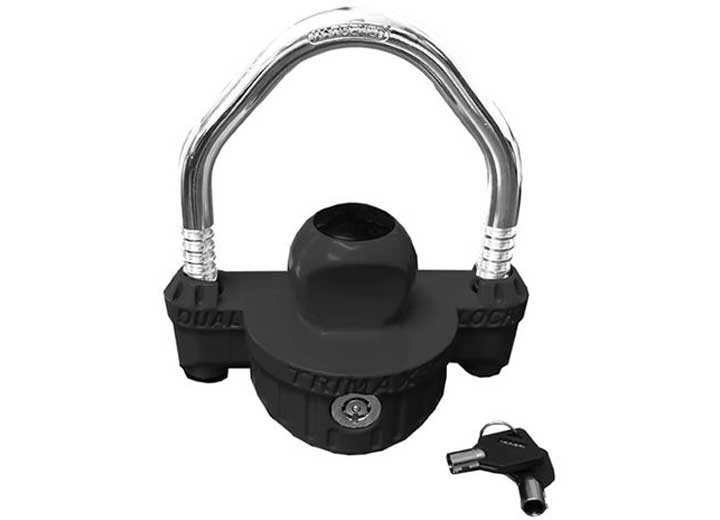 Blue Ox DUAL PURPOSE COUPLER LOCK & U-LOCK UMAX25D KIT BLACK