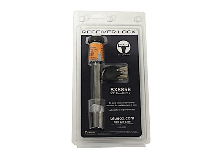 Blue Ox RECEIVER LOCK, 5/8 CLASS II AND III