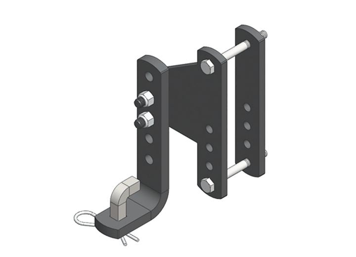 Blue Ox TRACKPRO KIT, L BRACKET, DS