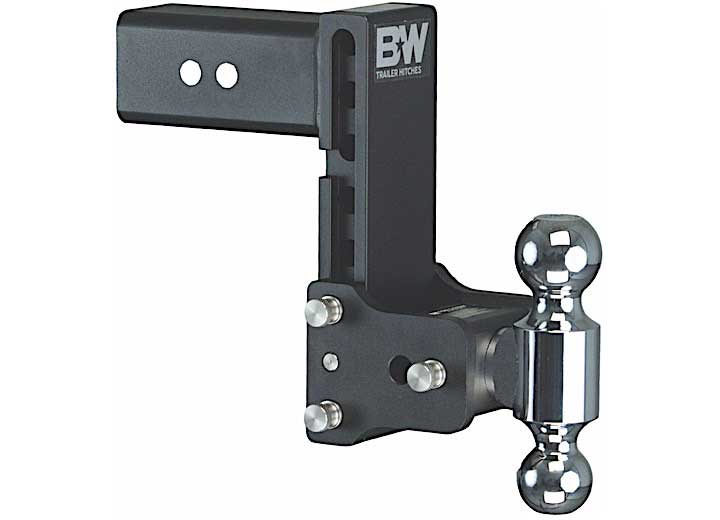 B & W Trailer Hitches CLASS V 3IN RECEIVER BLACK TOW & STOW 7.5IN DROP 7IN RISE 2 & 2 5/16IN BALLS