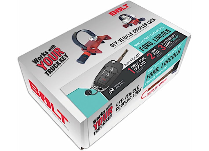 Bolt Lock FORD CENTER CUT OFF-VEHICLE COUPLER LOCK