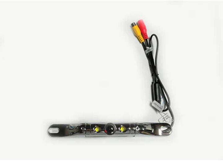 Boyo/Vision Tech SHORT LENGTH BAR-TYPE LICENSE PLATE BACKUP CAMERA W/ LED LIGHTS AND TRAJECTORY