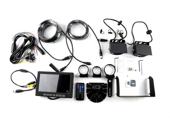 Brandmotion UNIVERSAL SUMMITVIEW UTV DUAL 1080P CAMERA SYSTEM WITH HIGH DEFINITION 7" DVR MONITOR