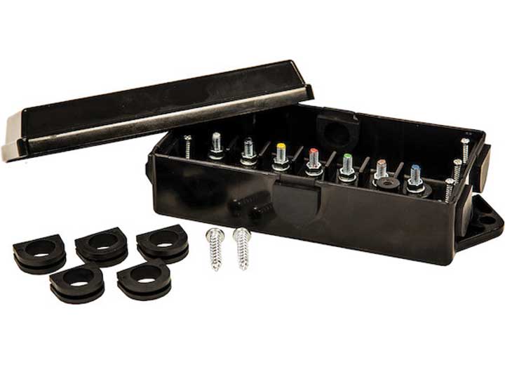 Buyers Products Junction Box, Electrical, Plastic W/7 Code