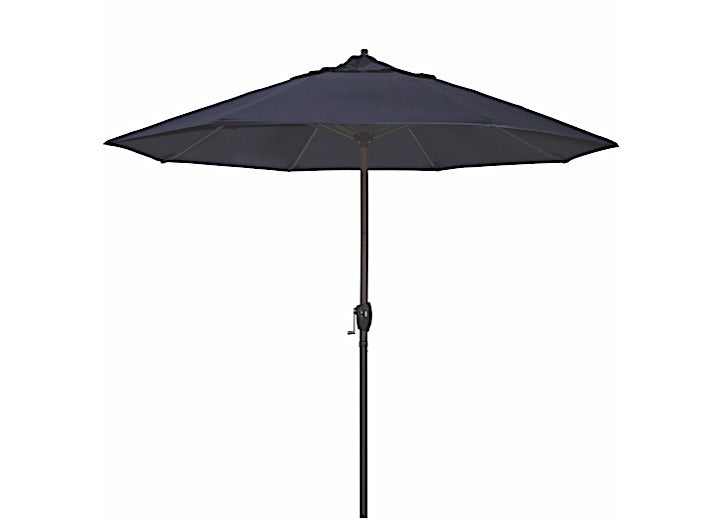 California Umbrella Casa Series 9 ft. Patio Umbrella - Navy Blue Olefin / Bronze
