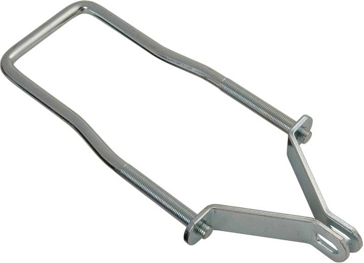 C.E. Smith Company PKG U-BOLT SPARE TIRE CARRIER, 8-3/4IN LONG, W/SPIN ON LOCK BRACKETS