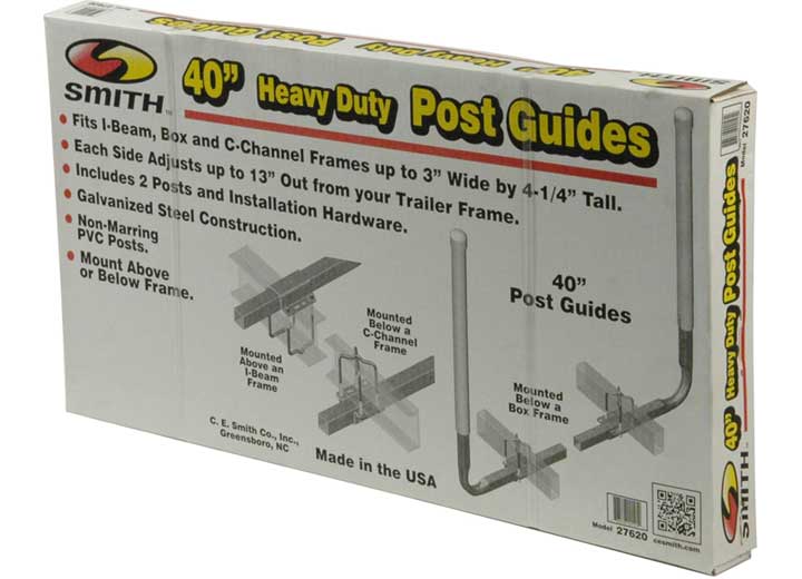 C.E. Smith Company POST GUIDE-ON, 40IN, W/U-BOLT MTG BRACKETS, BOXED