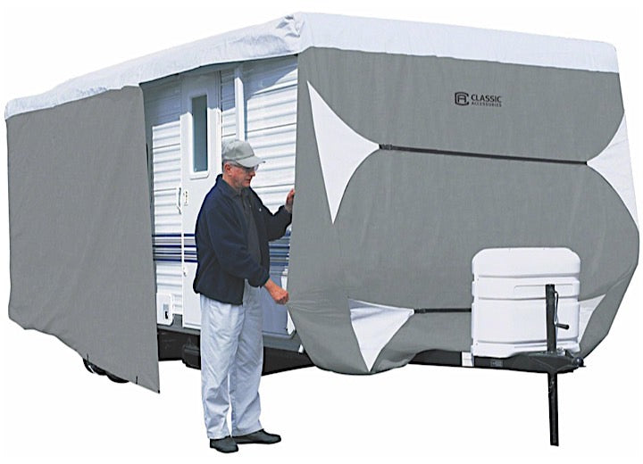 Classic Accessories TRAVEL TRAILER COVER GRYWHT-MDL 7T