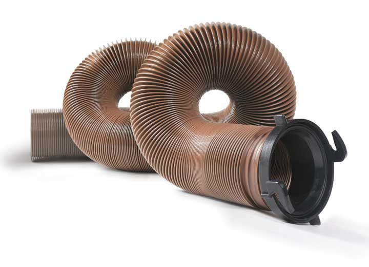 Camco Heavy Duty RV Sewer Hose with Pre-Attached Fitting - 15 ft.