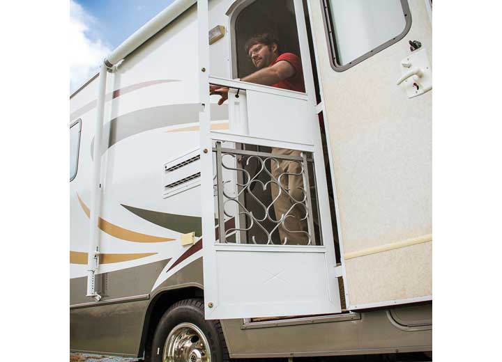 Camco Screen Door Deluxe Grille - Silver