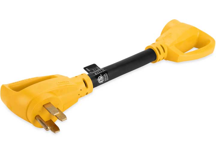 Camco Power Grip Dogbone Extender - 18 in., 50A, 125-250V/12500W, 14-50P to 14-50R