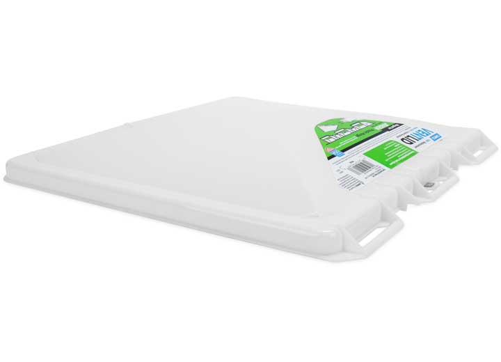 Camco Polypropylene Replacement RV Vent Lid (Single) for Jensen (1994+) – White