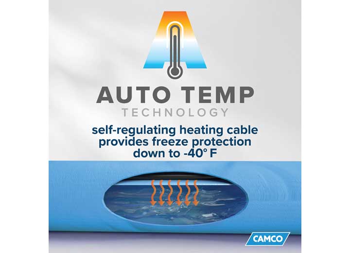 Camco TastePURE Premium Heated Drinking Water Hose - 25 ft. 5/8" ID