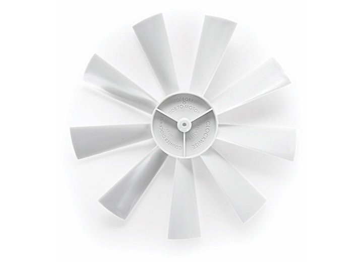 Camco Replacement RV Vent Fan Blade for Counterclockwise Intake / Clockwise Exhaust (CanadaOnly)White