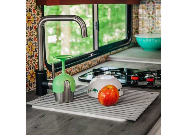 Camco ROLL-UP DISH DRYING RACK, 20INX13IN
