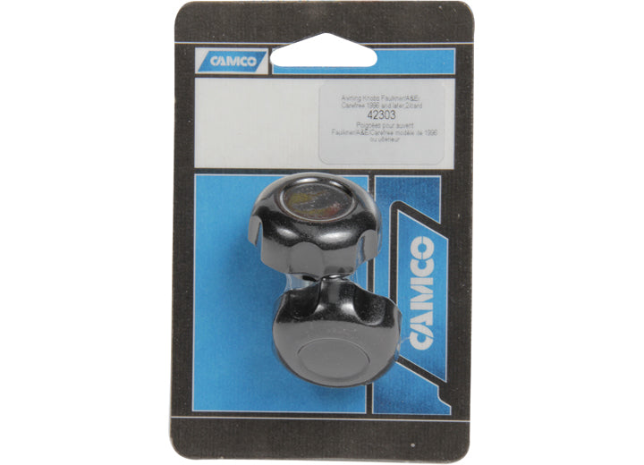 Camco Replacement Awning Knobs For Faulkner and A&E Awnings - Pack of 2